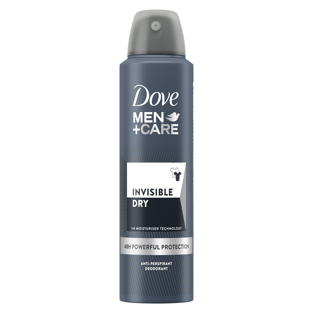 Dove Invisible Dry Men Deo Spray 150Ml